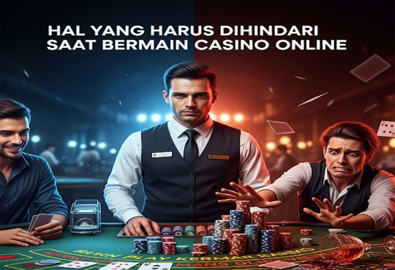 Hal yang Harus Dihindari Saat Bermain Casino Online